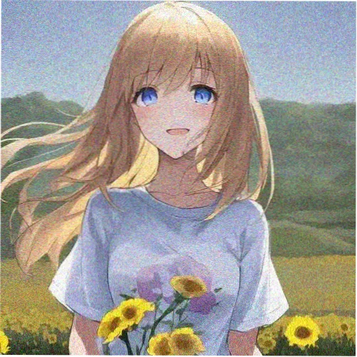读者头像：抱着平板电脑的插画人物